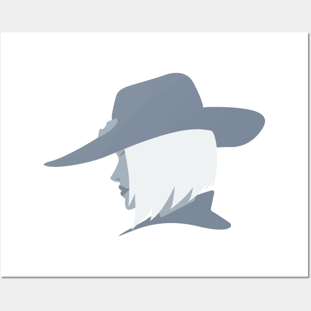 Ashe's silhouette Wall Art by JamesCMarshall